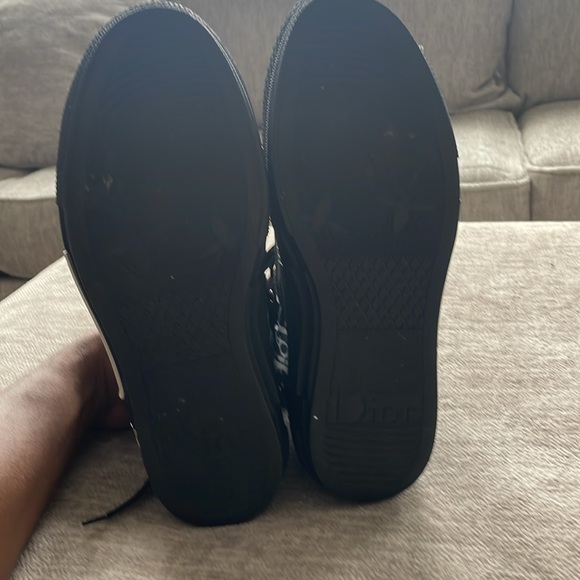 Mens Dior oblique black high top sneaker - Picture 5 of 8